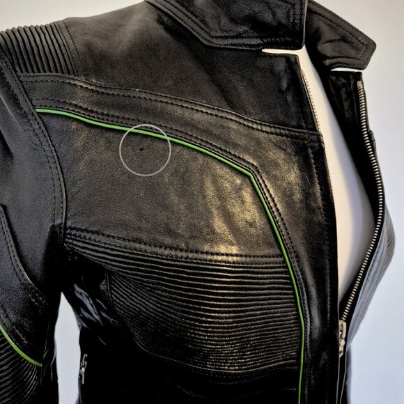 Custom Embossed Leather Jacket with Praying Eagle Claws by Oceandrive Leather - Picture 4 of 15